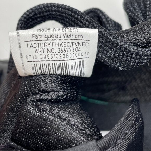 PUMA Youth Sneakers Size 4, Black, Model 366773 04 - Picture 9 of 9